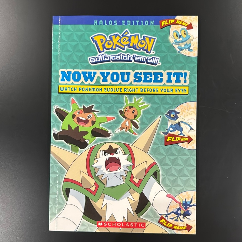 Pokémon: Now You See It! Kalos Edition - Scholastic Softcover Book